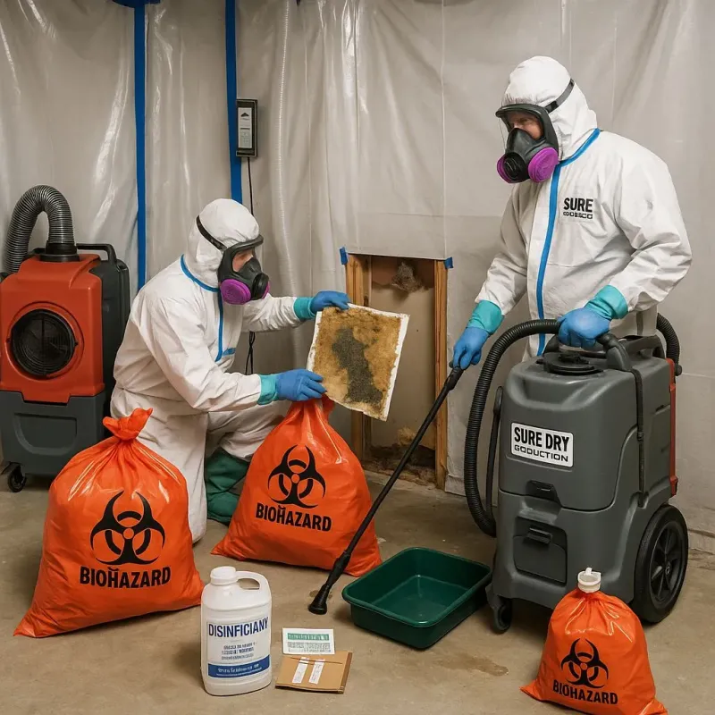 Contaminated Water Handling Protocols process in Medfield, MA