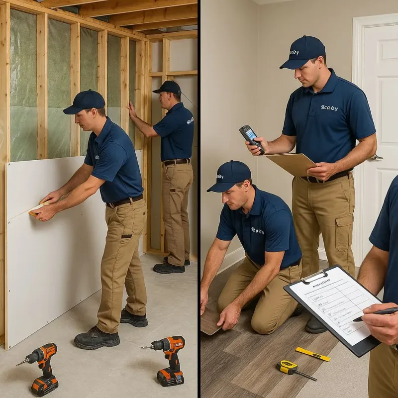 Repairs and Reconstruction process in Medfield, MA